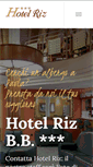 Mobile Screenshot of hotelrizpavia.com